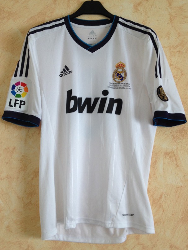 real madrid 13 champions league shirt